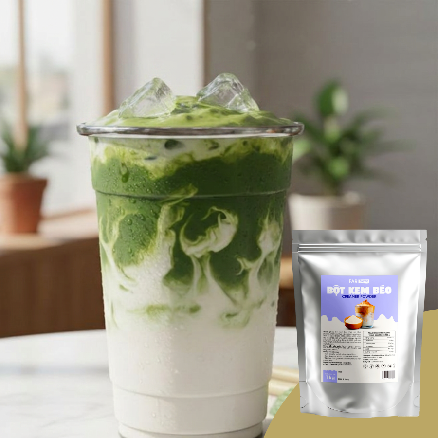 Bột kem béo nhãn hiệu FariBeva từ Farina | Túi 1kg, Thùng 15 kg