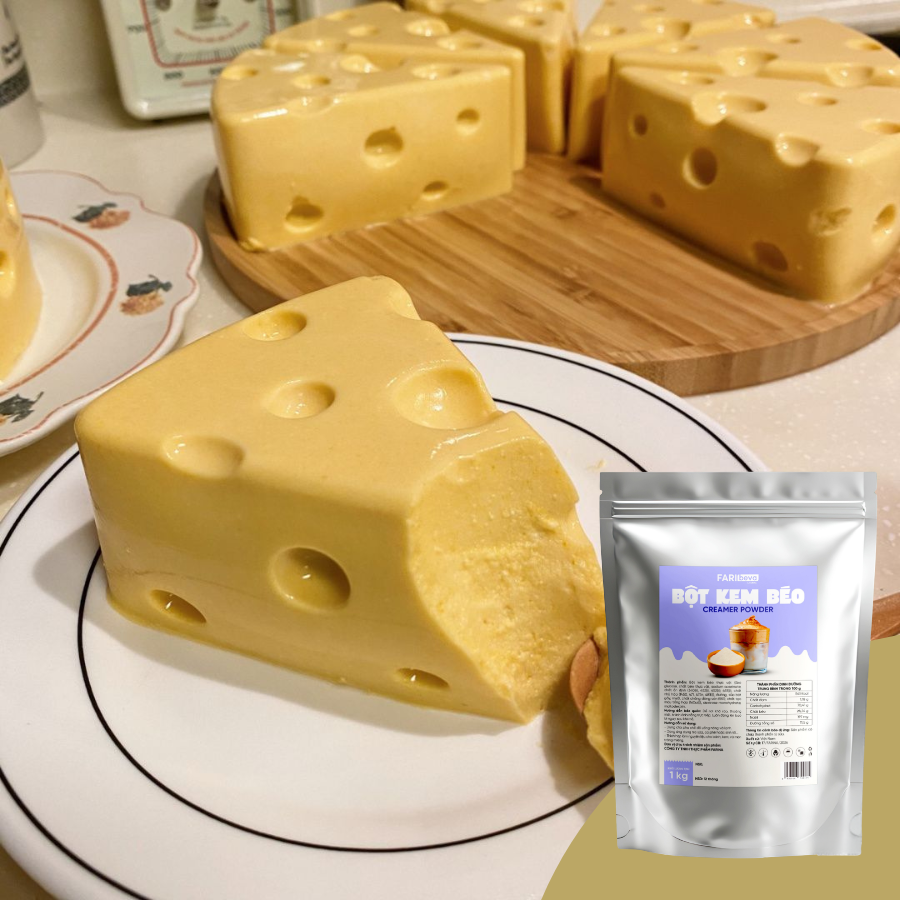 Bột kem béo nhãn hiệu FariBeva từ Farina | Túi 1kg, Thùng 15 kg