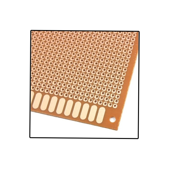 Combo 5 Tấm PCB Đục Lỗ 5x7cm 1 Mặt Phủ Vàng Loại Thường