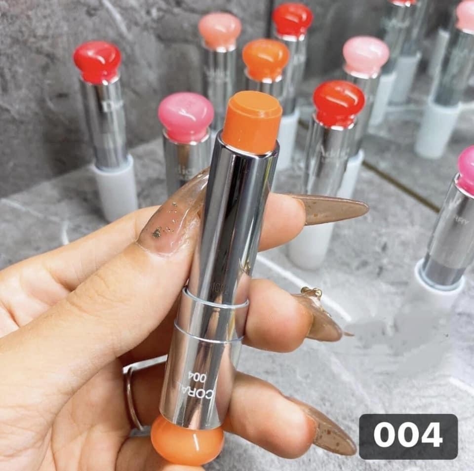 Son Dior Addict Lip Glow Coral 004  Màu Cam San Hô  Vilip Shop  Mỹ phẩm  chính hãng