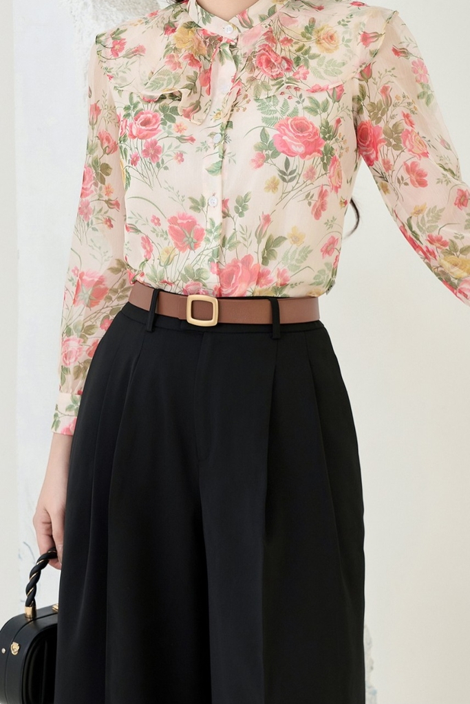 Thắt Lưng, Đai Da Chữ Nhật Ánh Đồng Nữ NK Fashion Bản Nhỏ, Đẹp Dây, Nịt Quần Áo Nữ Nhỏ Xinh Hàn Quốc NKPK2312003