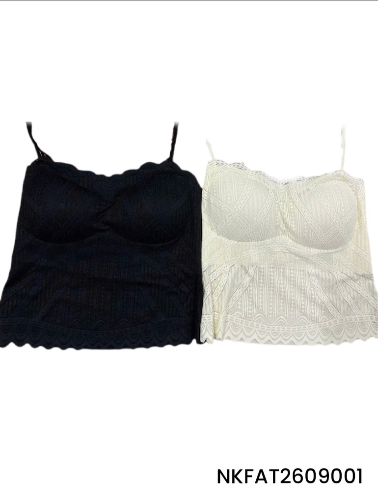 Áo bra ren viền NKFAT2609001 ( Áo rời - Mặc trong áo khoác )