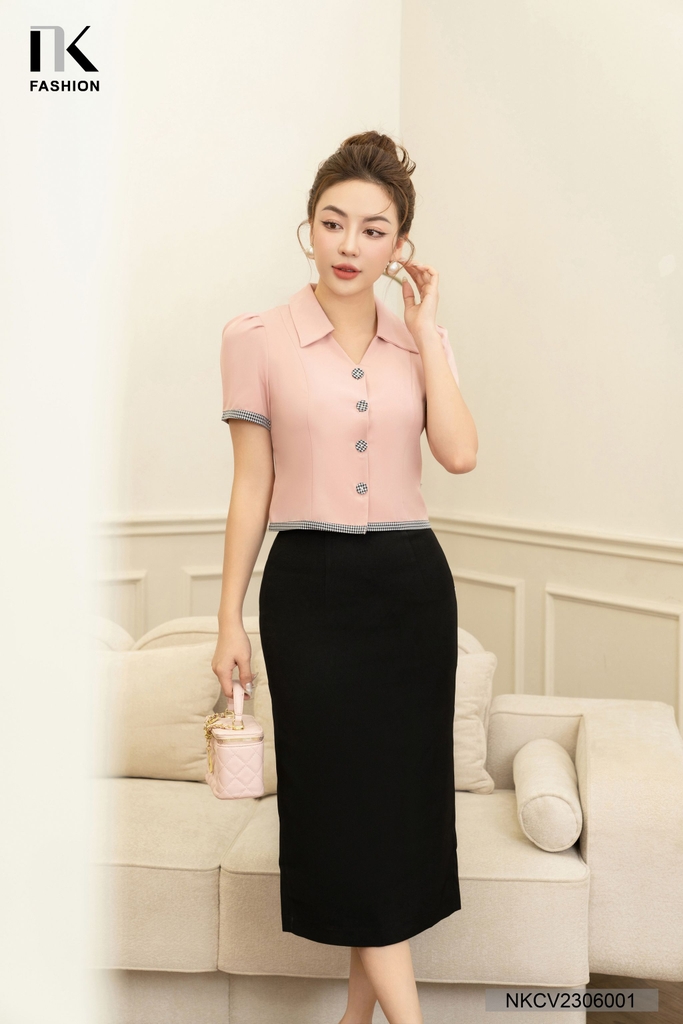 Chân Váy Bút Chì Dài NK Fashion Cực Kỳ Hack Dáng NKCV2306001