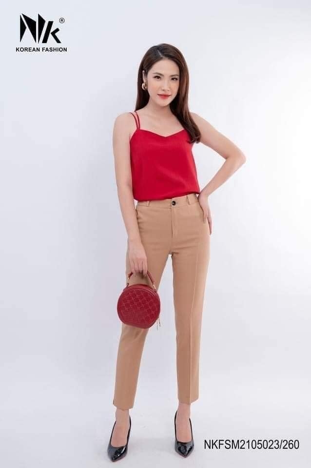 Áo 2 Dây Đan Chéo Quyến Rũ, Cuốn Hút NKFSM2105023