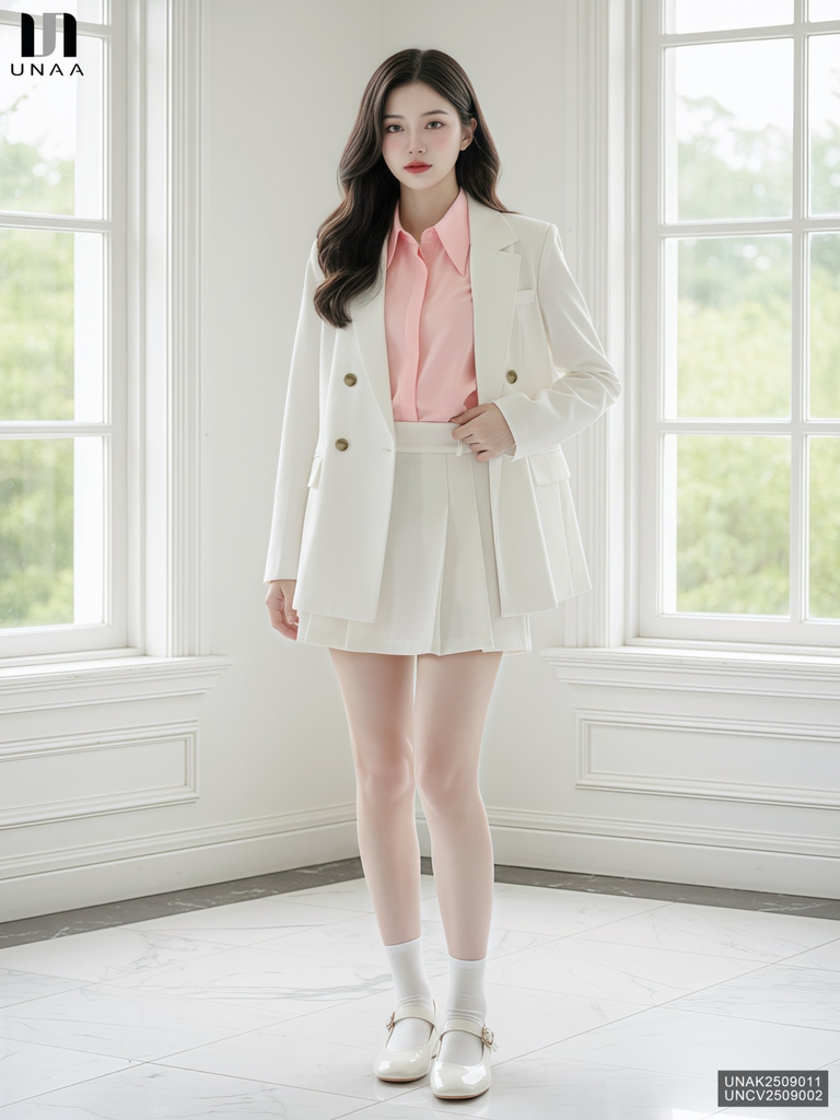 Áo khoác Blazer dáng rộng Unaa UNAK2509011