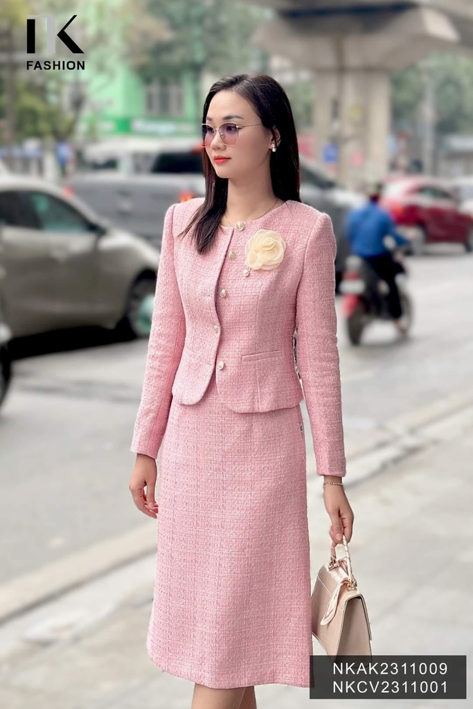 NK Fashion Chân Váy Dáng A Chất Liệu Dạ Text Có Lớp Lót Dày Dặn NKCV2311001