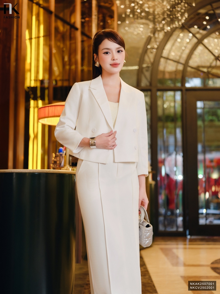 Vest tay lỡ 4 cúc 2 lớp dày dặn đẹp điệu NKAK2507001