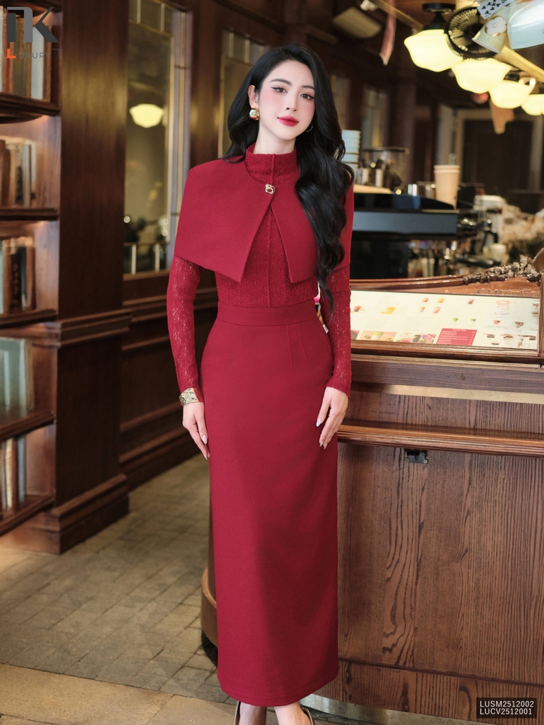 Áo choàng Cape sang xịn mới lạ LUSM2512002