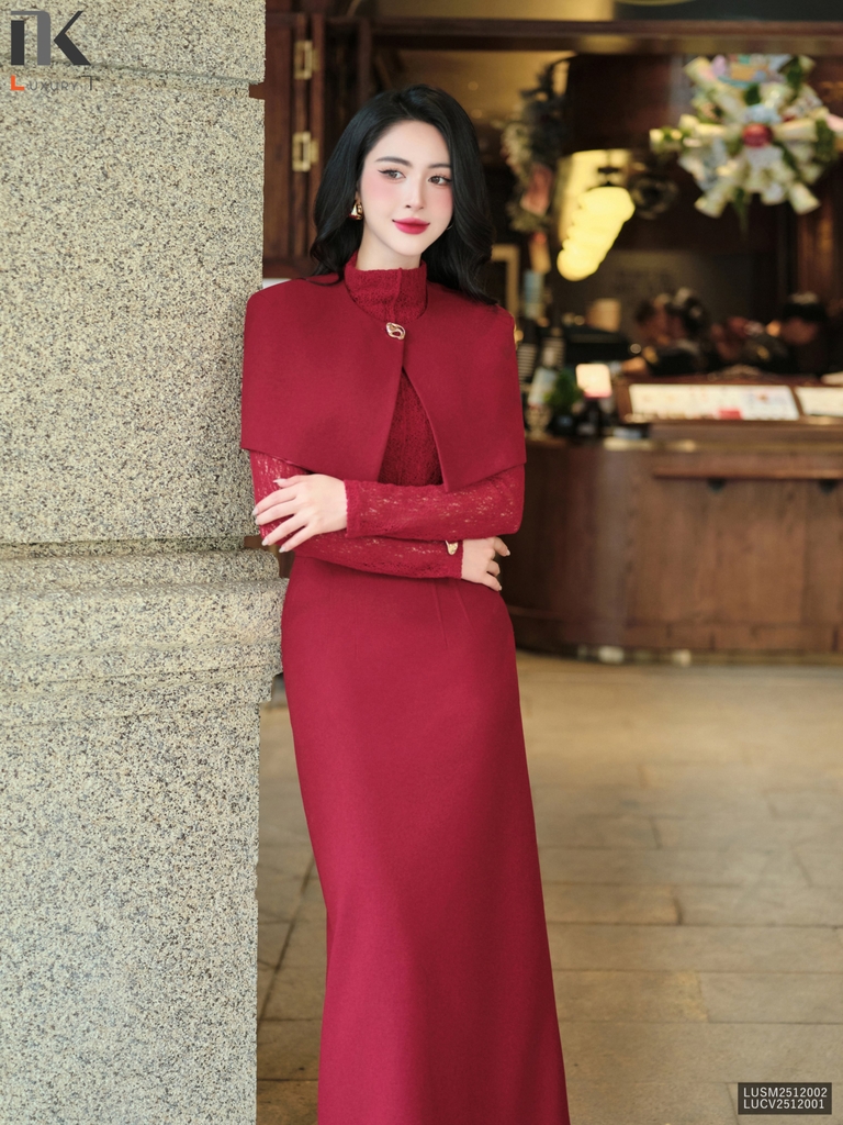 Áo choàng Cape sang xịn mới lạ LUSM2512002