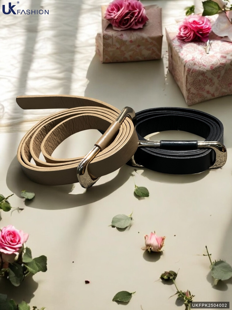 Phụ kiện đai da ovan phối cùng chân váy UKFPK2504002