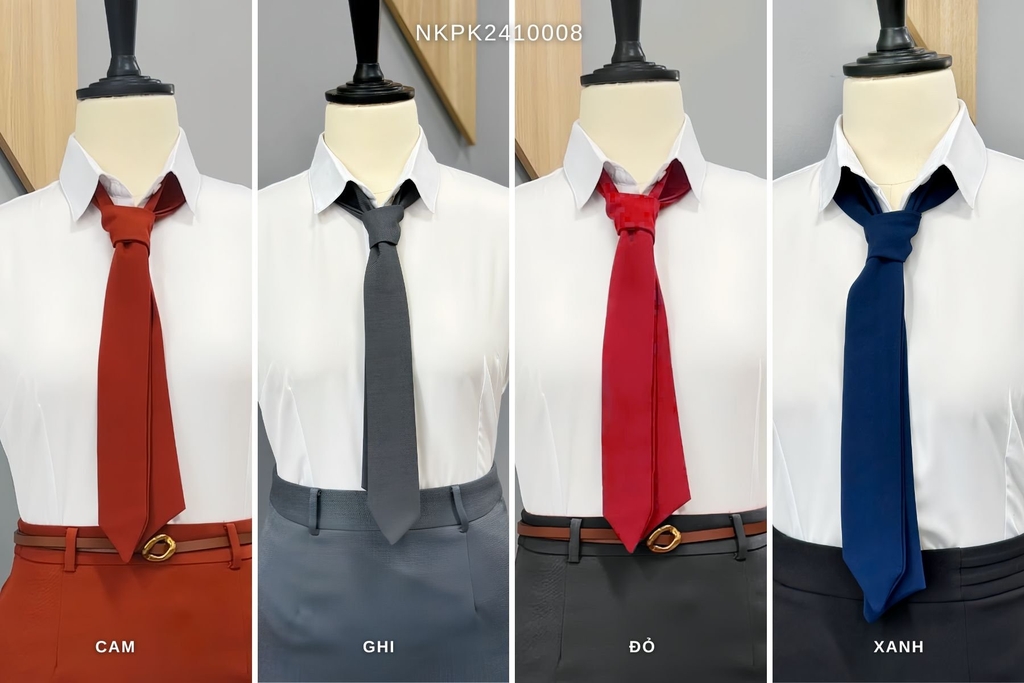 Cà Vạt Dài NK Fashion Phụ Kiện Phối Cùng Sơ Mi Công Sở NKPK2410008