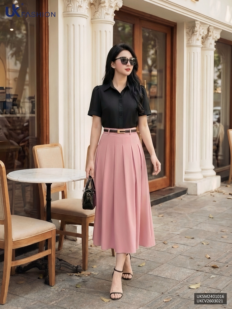 Chân váy xếp ly trend dễ mặc, dáng đẹp UKCV2603021