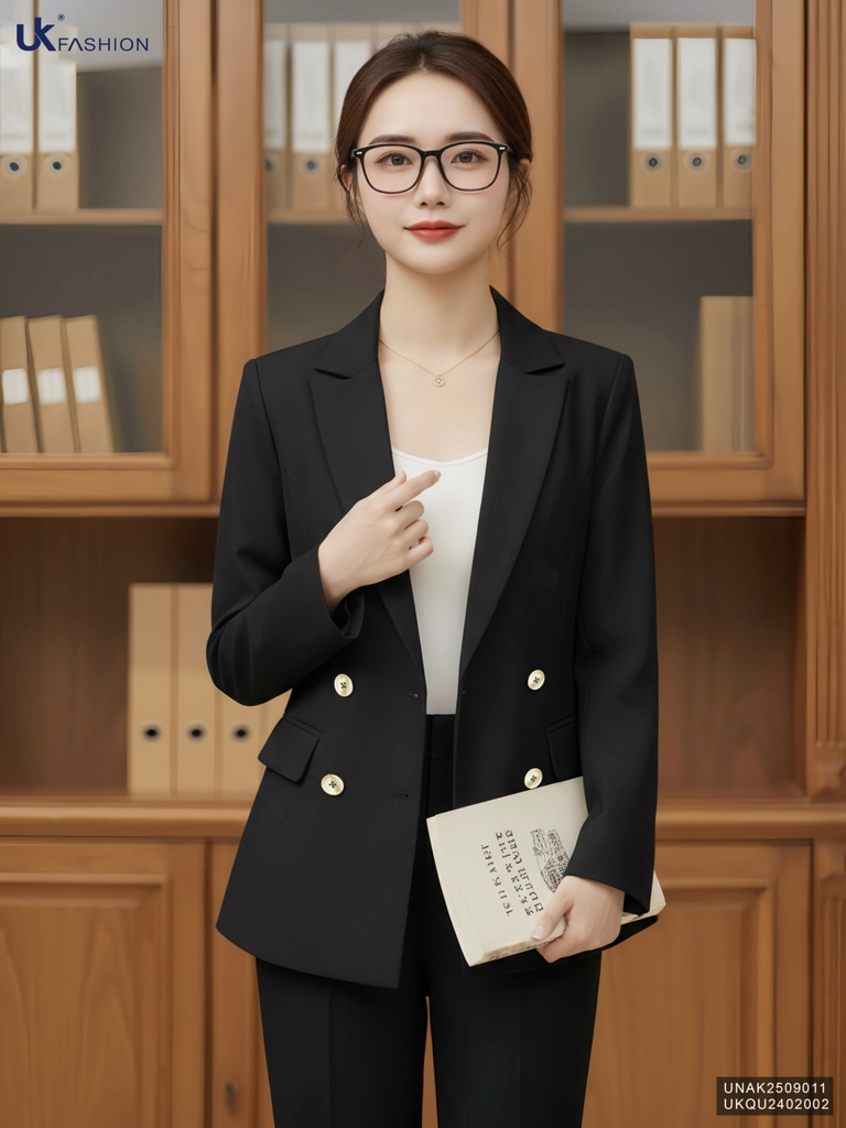 Áo khoác Blazer dáng rộng Unaa UNAK2509011