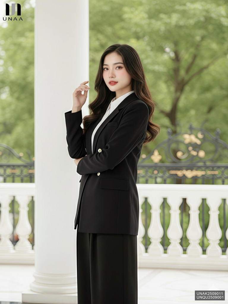Áo khoác Blazer dáng rộng Unaa UNAK2509011