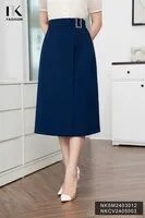 Chân Váy A Diễu Cạp NK Fashion Công Sở Nữ Thanh Lịch Vải Mềm Mịn NKCV2405003