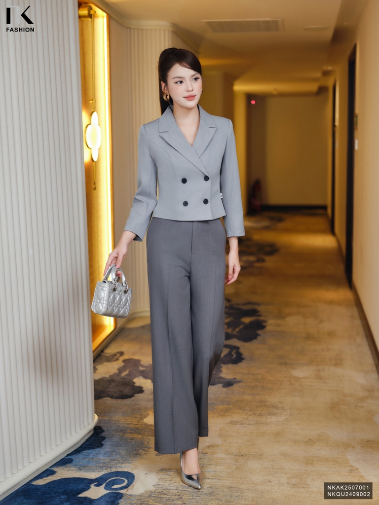 Vest tay lỡ 4 cúc 2 lớp dày dặn đẹp điệu NKAK2507001