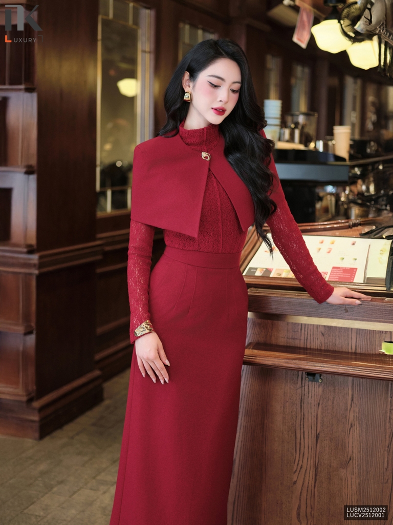 Áo choàng Cape sang xịn mới lạ LUSM2512002