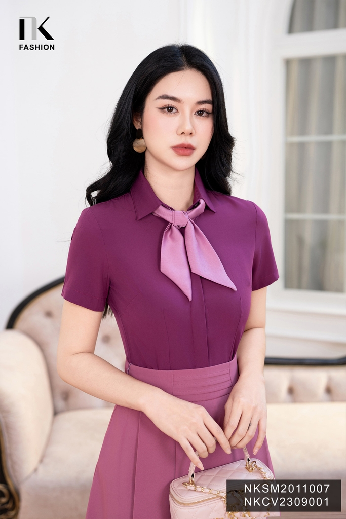 Khăn Buộc Nơ Cổ Họa Tiết Nổi Bật, Dễ Phối Đồ NKPK2203001