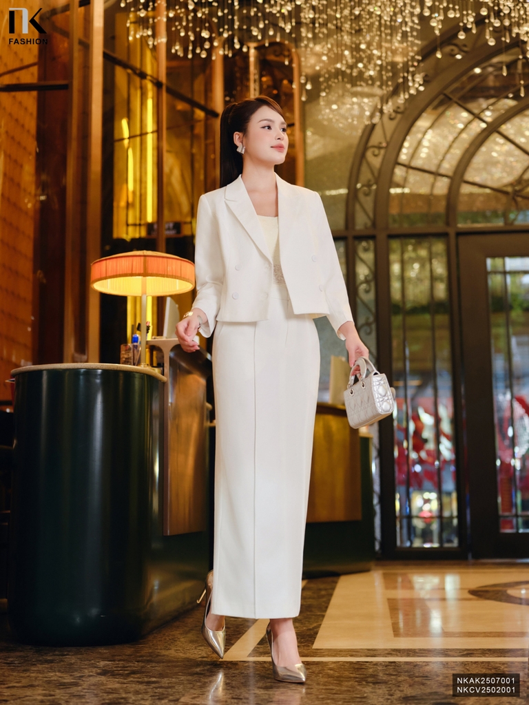 Vest tay lỡ 4 cúc 2 lớp dày dặn đẹp điệu NKAK2507001