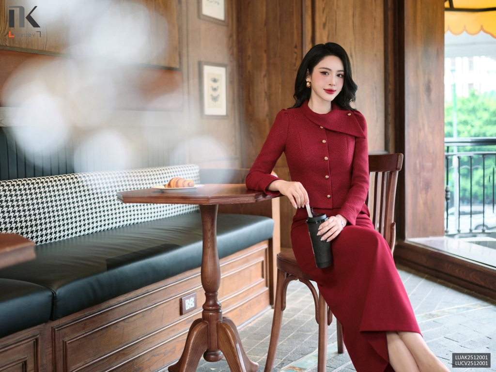 Áo dạ thiên kim cực xinh và điệu LUAK2512001