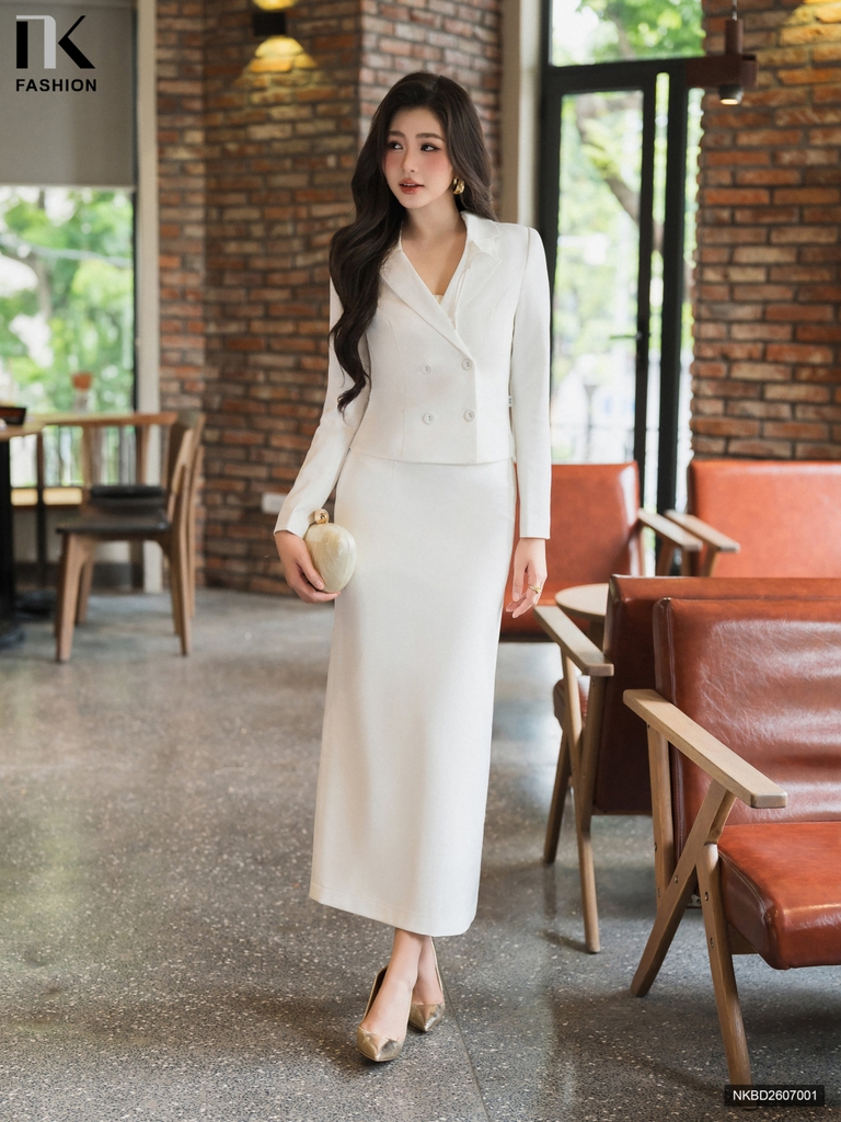 Set vest Cala NKBD2607001 ( Cả set gồm áo + chân váy dài )