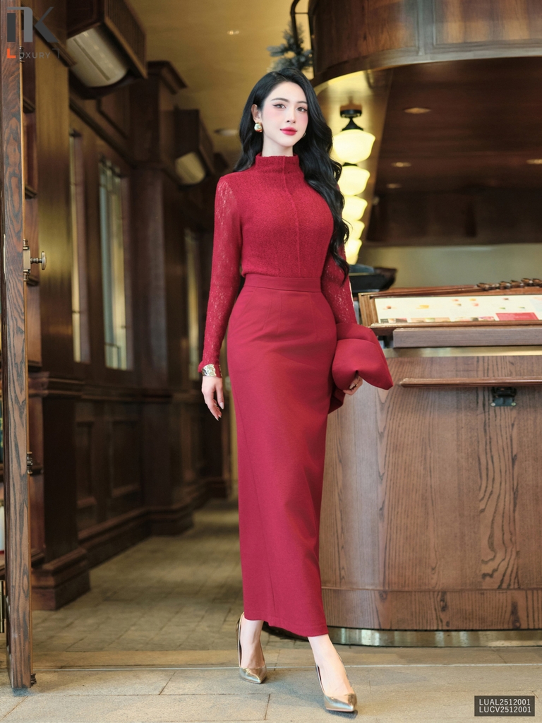 Áo ren kim phong cách nhẹ nhàng LUAL2512001