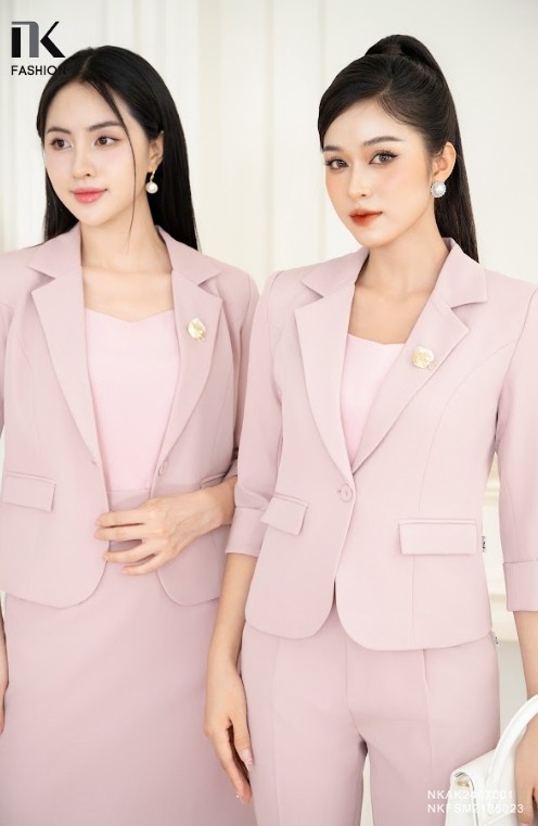 Vest 2 lớp tay lỡ lịch sự, sang trọng, nhiều màu sắc NKAK2407001 ( ko kèm quần/CV + PK)