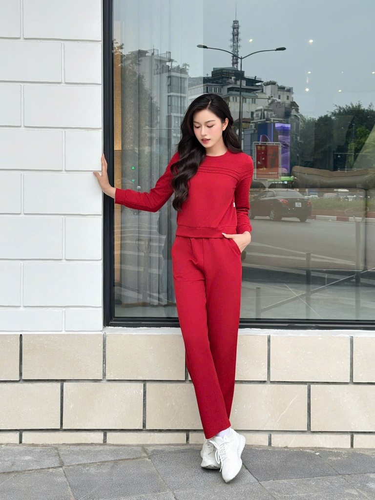 Bộ Đồ Thể Thao Bầu Mí NK Fashion Thời Trang Công Sở Trẻ Trung, Năng Động Mặc Thoải Mái NKBD2410001