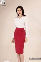 Chân Váy Bút Chì 3 Cúc Đồng  NKCV2210001