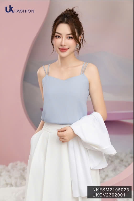 Áo 2 Dây Đan Chéo Quyến Rũ, Cuốn Hút NKFSM2105023