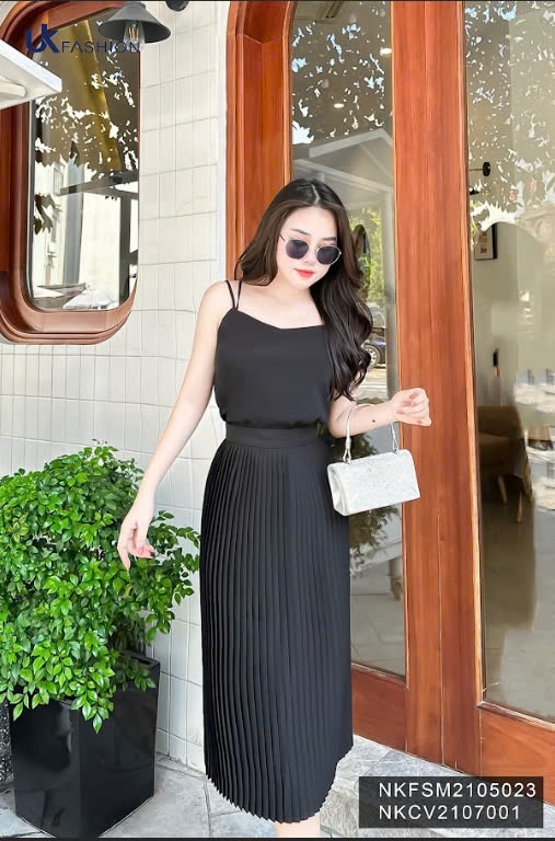Áo 2 Dây Đan Chéo Quyến Rũ, Cuốn Hút NKFSM2105023