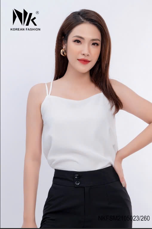 Áo 2 Dây Đan Chéo Quyến Rũ, Cuốn Hút NKFSM2105023