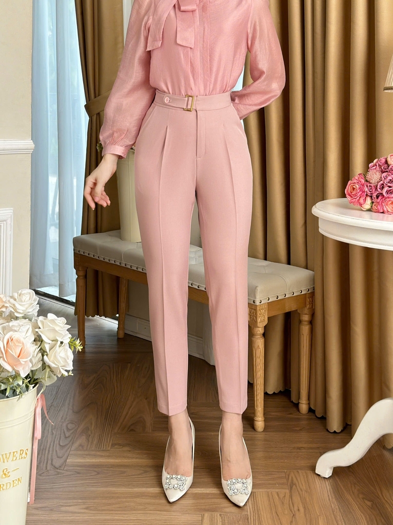 Quần Baggy Đai Cạp NK Fashion Thanh Lịch, Nữ Tính Vải Mềm Mịn NKQU2407001