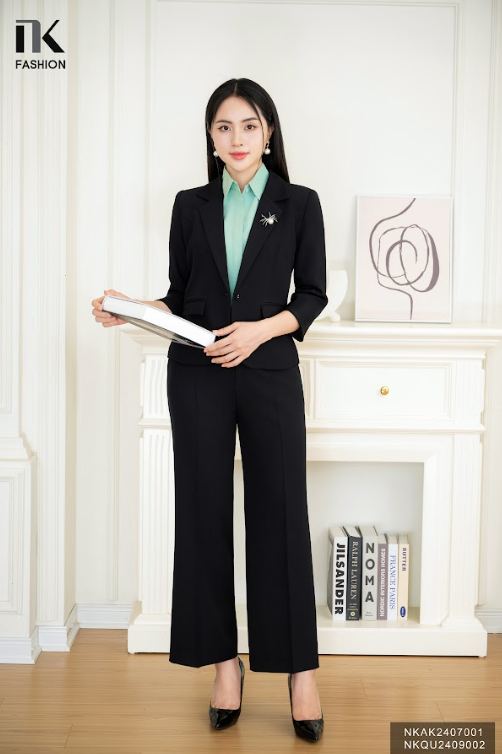 Quần Ống Đứng Basic NK FASHION Thời Trang Công Sở Sang Trọng, Thanh Lịch, Đứng Form NKQU2409002