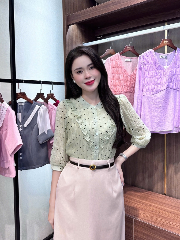 SƠ MI TƠ BÈO V THỜI TRANG, PHONG CÁCH UKFSM2408013