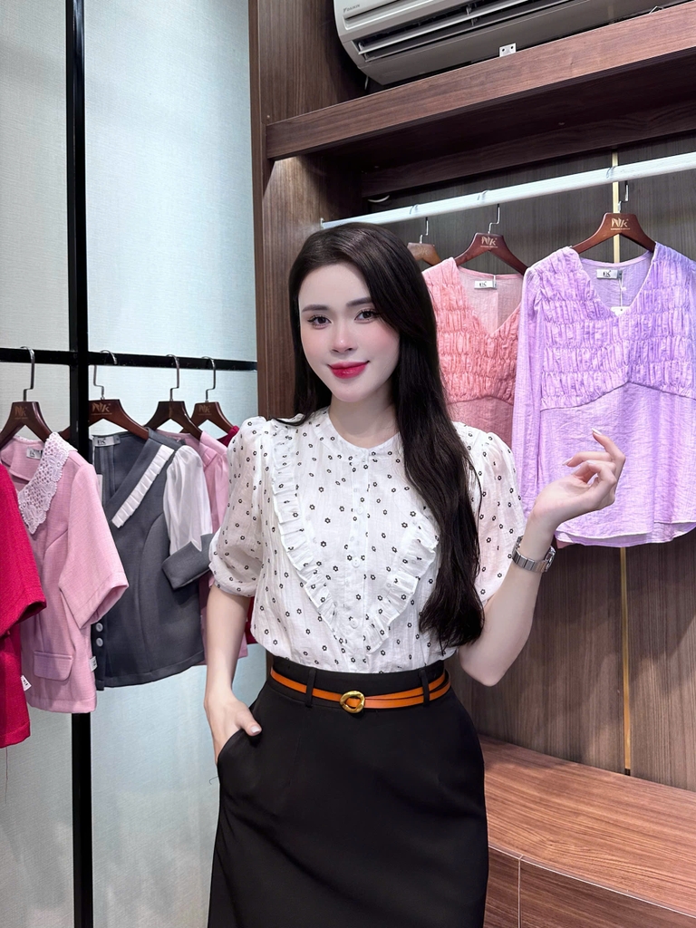 SƠ MI TƠ BÈO V THỜI TRANG, PHONG CÁCH UKFSM2408013