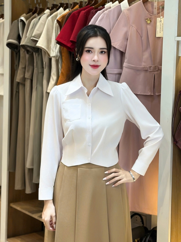 Sơ mi súp gấu kiểu cách trẻ trung UNSM2508012