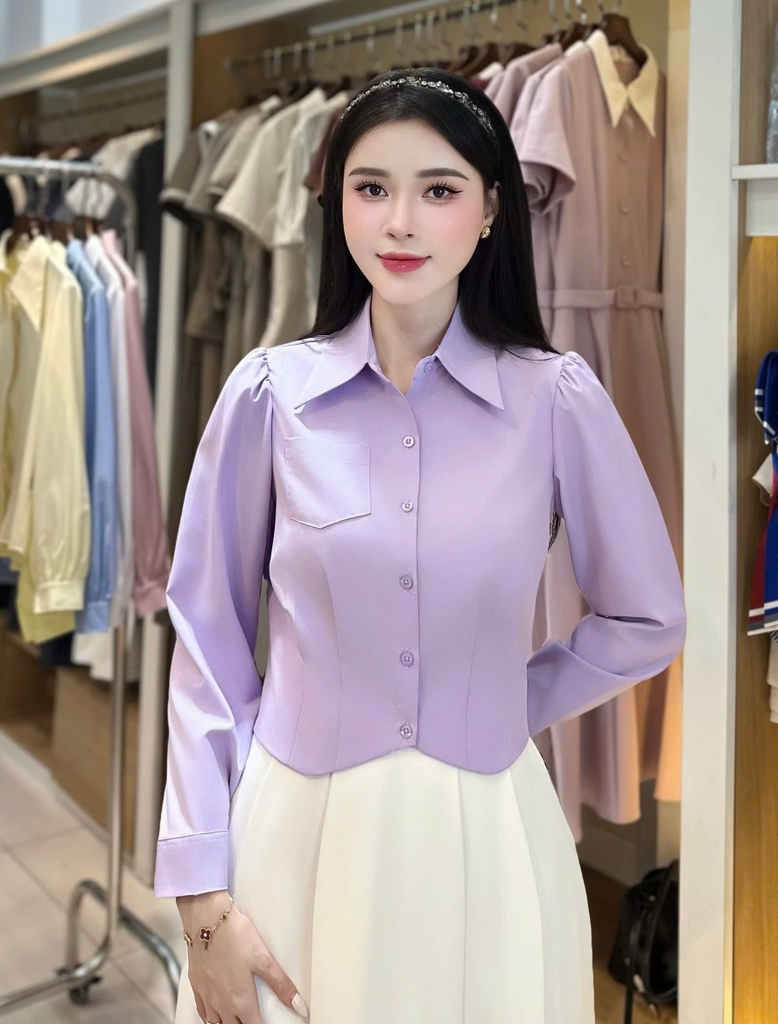 Sơ mi súp gấu kiểu cách trẻ trung UNSM2508012