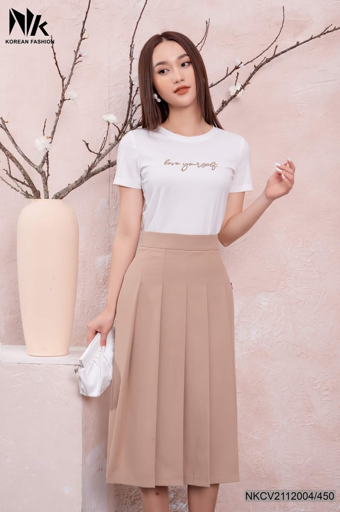 Chân Váy Ly Hộp Đai  NKCV2112004