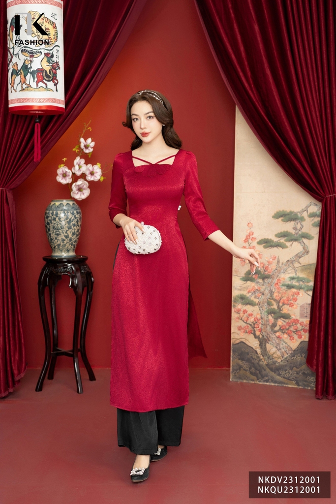 Quần Áo Dài Thanh Lịch, Sang Trọng NKQU2312001