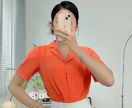 Áo Sơ Mi Ngắn Tay UK FASHION Thiết Kế Cổ Ve Thanh Lịch Chất Vải Nhập Hàn Cao Cấp UKSM2305026