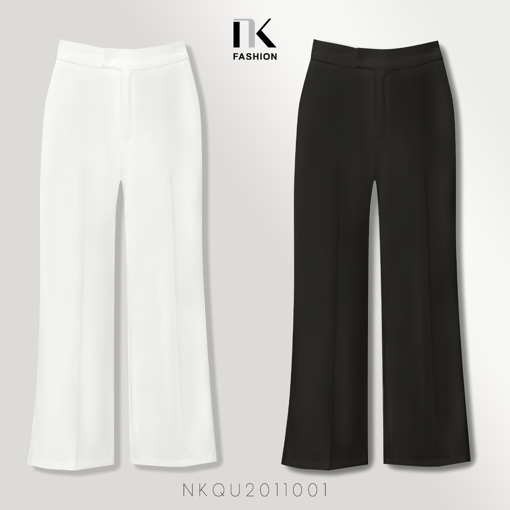 Quần Ống Rộng T11 NK Fashion Công Sở Nữ Thanh Lịch Vải Mền Mịn NKQU2011001