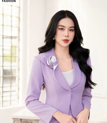 Vest 2 Lớp Cúc Đơn Quấn Hoa, Thanh Lịch, Sang Trọng NKAK2309006