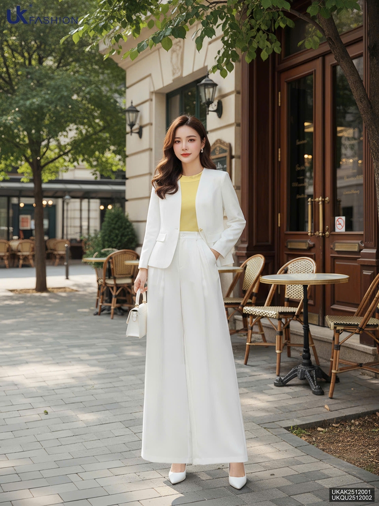 Áo khoác không cổ sang xịn UK UKAK2512001