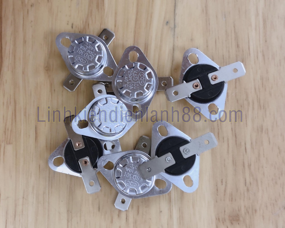 Công tắc điều khiển nhiệt độ KSD301 250V 10A 140 độ C mới ! Linh Kiện ...