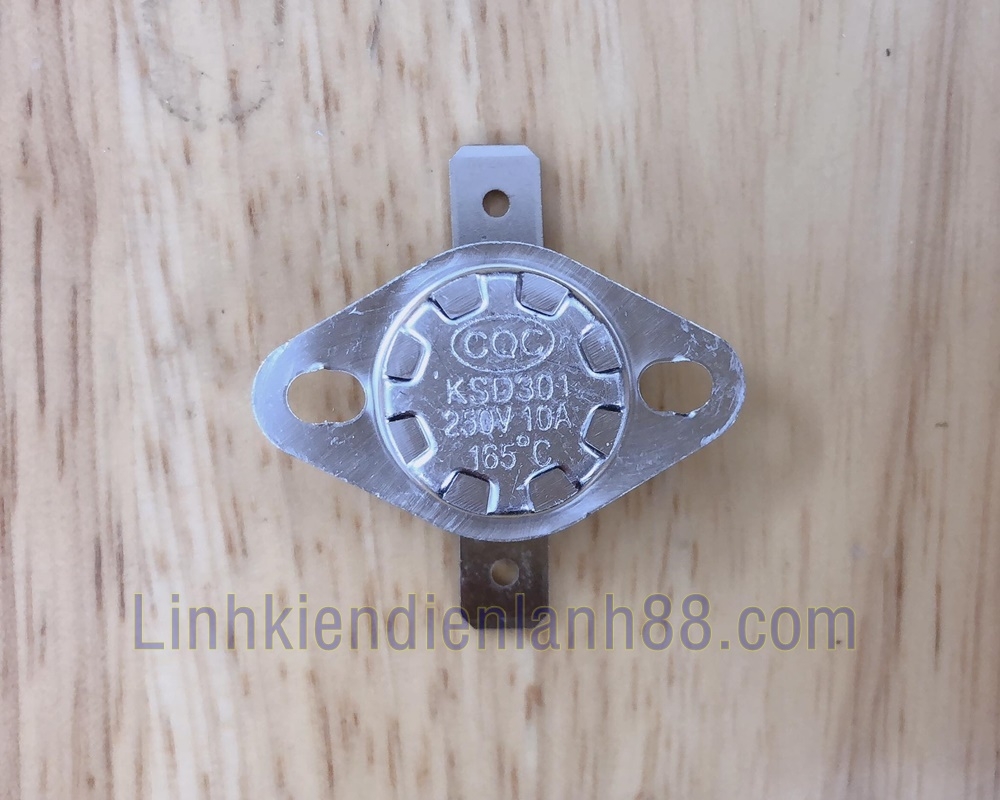 Công tắc điều khiển nhiệt độ KSD301 250V 10A 165 độ C mới ! Linh Kiện ...