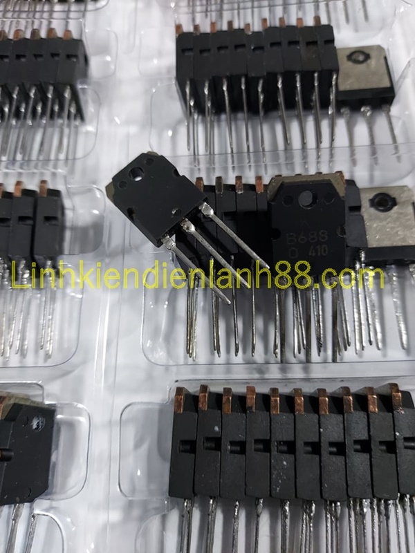 Transistor KB688 B688 Bóc Máy, Lưng Đồng, Chân Dài, ĐẢm Bảo Chất Lượng ...
