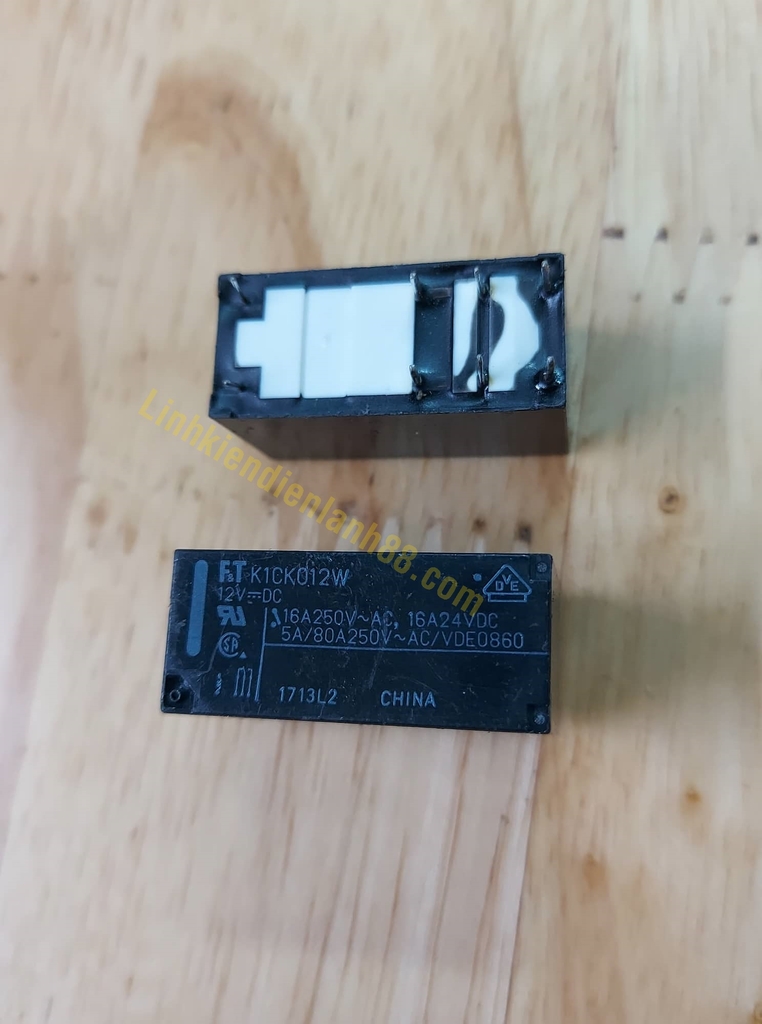 Relay K1CK012W 12vdc 16A 250v 8 Chân mới chính Hãng ! (Có thể thay cho