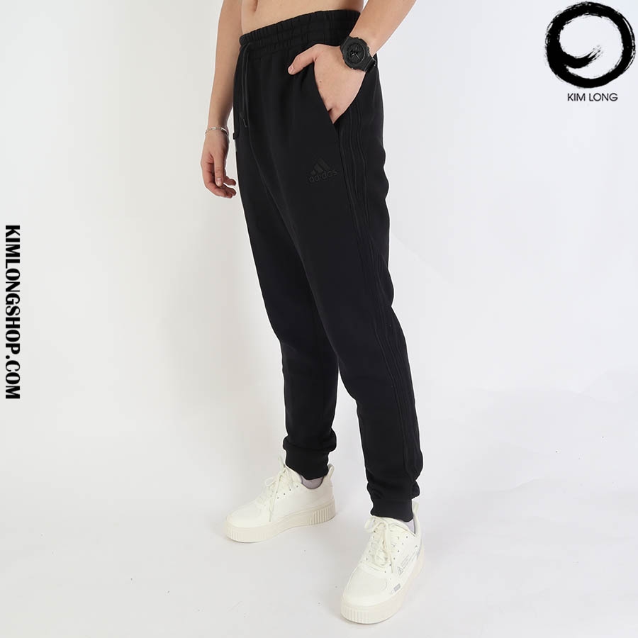 ESSENTIALS FRENCH TERRY TAPERED-CUFF 3-STRIPES PANTS H57046