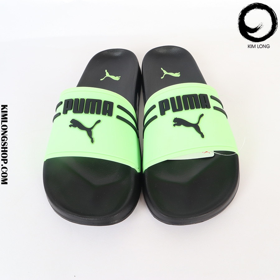 Leadcat Lime Green Puma Slides Dép Puma Leadcat Neon Men Slides 383064-01